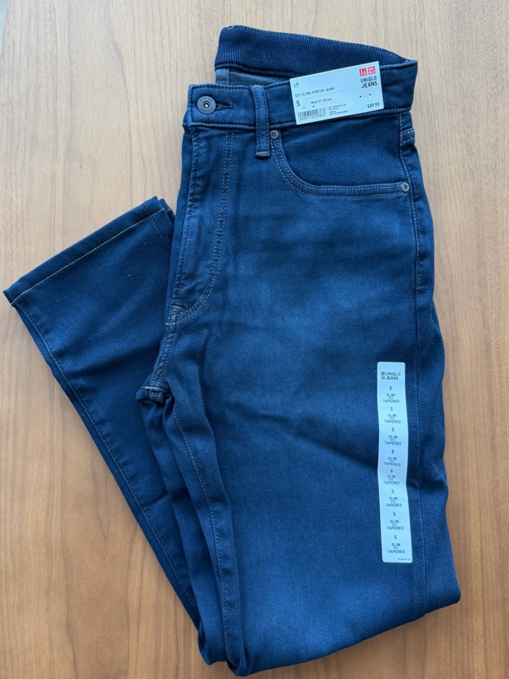 Men’s Uniqlo Jeans Bundle Size Small NWT Classic Blue - Picture 5 of 5